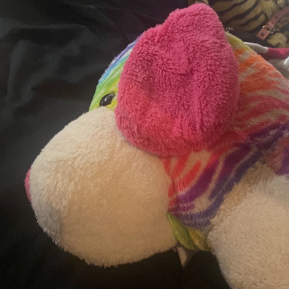 24 inch beanie boo rainbow fluffy Webkinz doll great condition - Picture 3 of 3